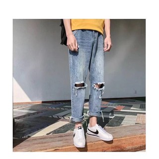 [aobonamdep.ross] QUẦN JEANS RÁCH GỐI #S808