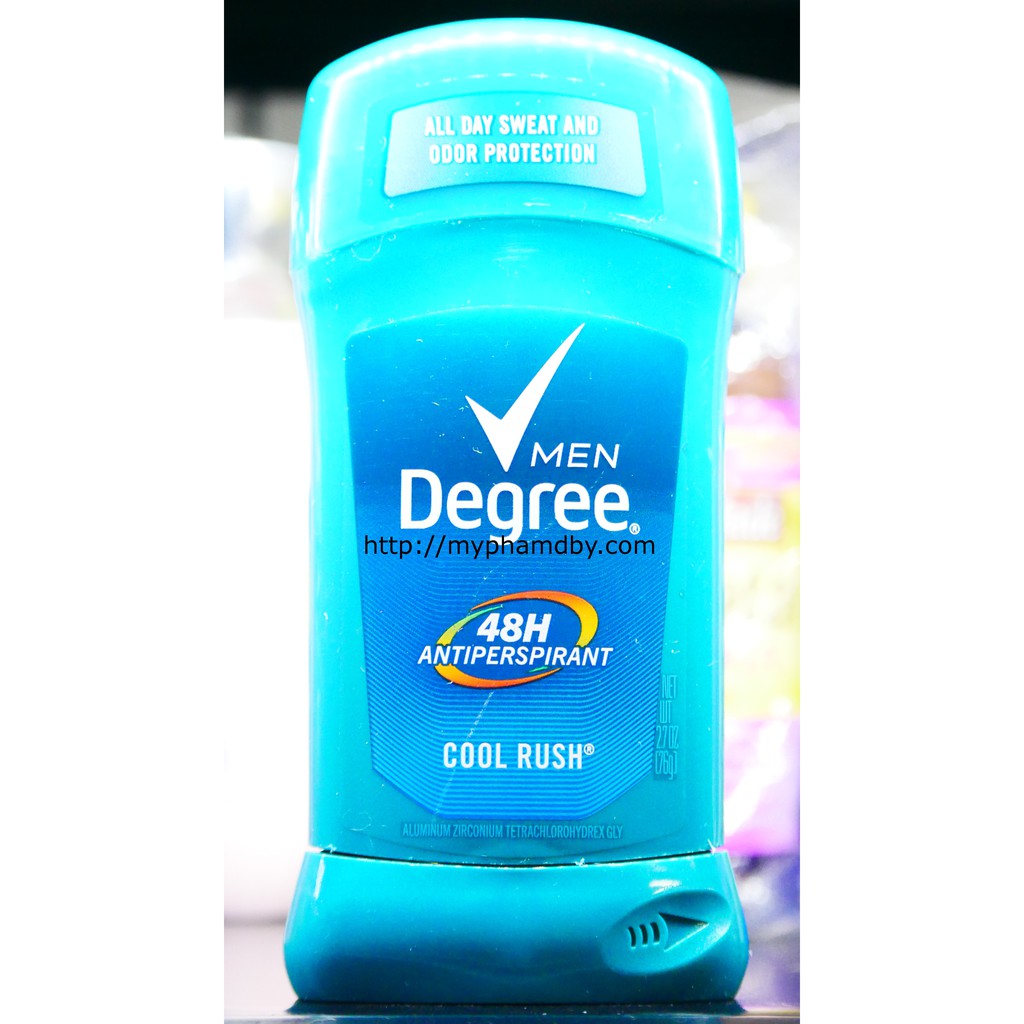 Lăn khử mùi nam Degree Cool Rush 76 g - 2.7 oz