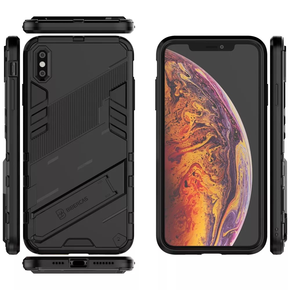 Ốp Iphone Xs Max chống sốc cao cấp Ironman Ver5 cực ngầu bảo vệ camera chống xem video 2 chiều cao cấp