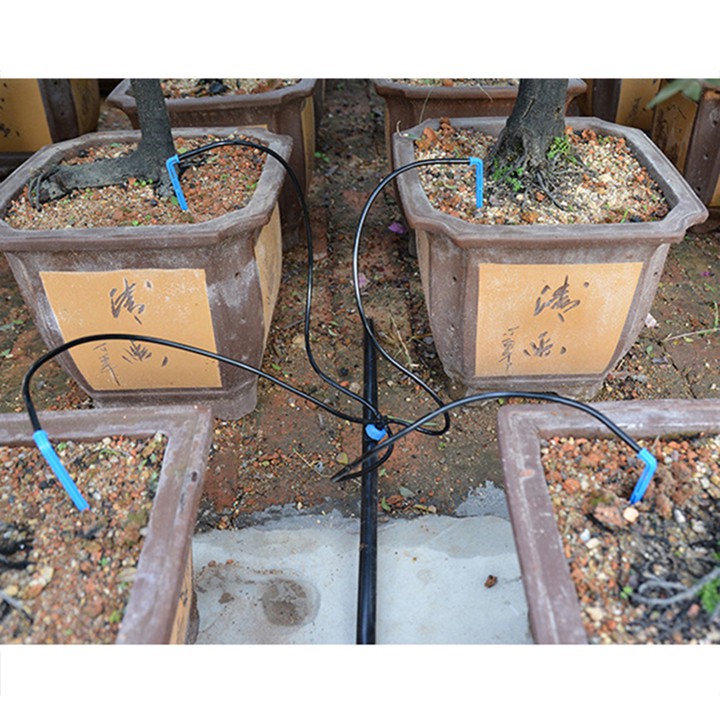 Bộ nhỏ giọt 4 que cắm có bù áp, lưu lượng 8L/h - Béc tưới nhỏ giọt, tưới gốc siêu tiết kiệm nước