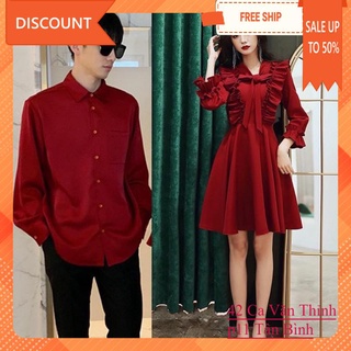 Couple đỏ siêu hot, couple đi chơi du lịch, mặc giáng sinh tết siêu đẹp 🤪