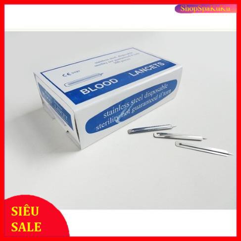Kim chích mụn LANCETS hộp 200 chiếc
