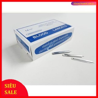 Kim chích mụn lancets hộp 200 chiếc