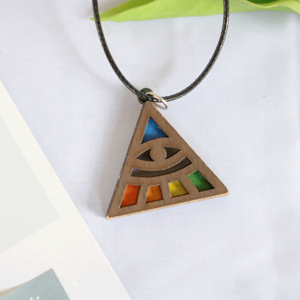 Vòng cổ gỗ vintage handmade