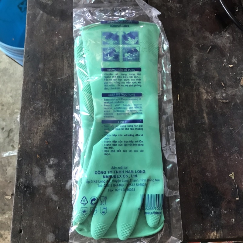 Gang Tay cao su nitrile Nam Long siêu dai