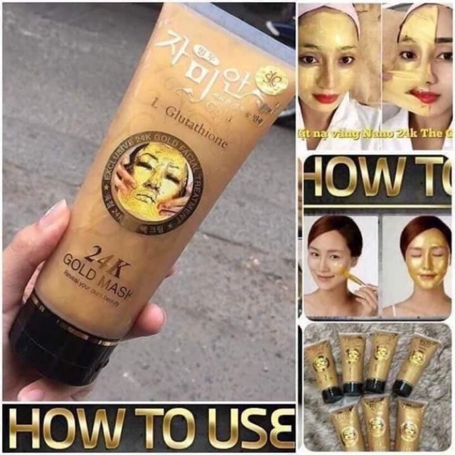 MẶT NẠ COLLAGEN VÀNG 24K
