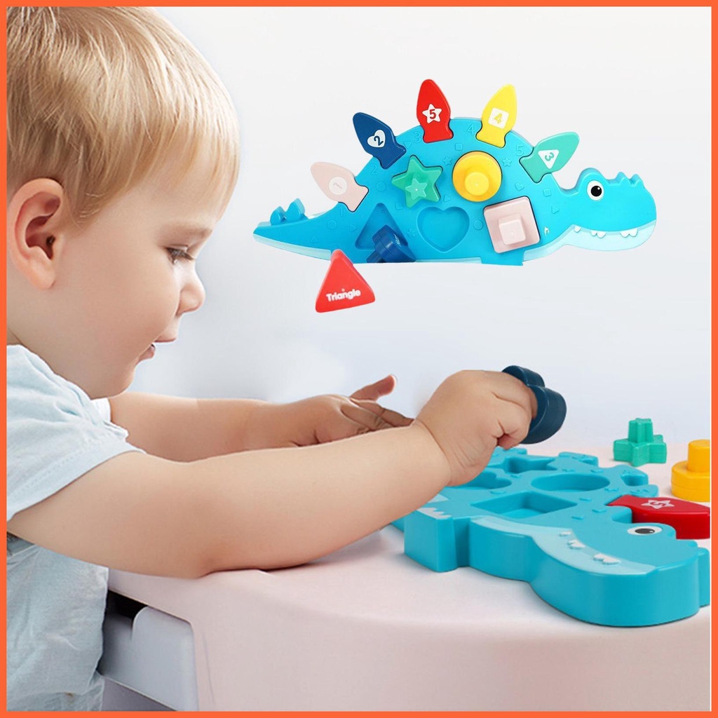 Mô Tơ Khủng Long Đồ Chơi Giáo Dục Montessori Cho Bé