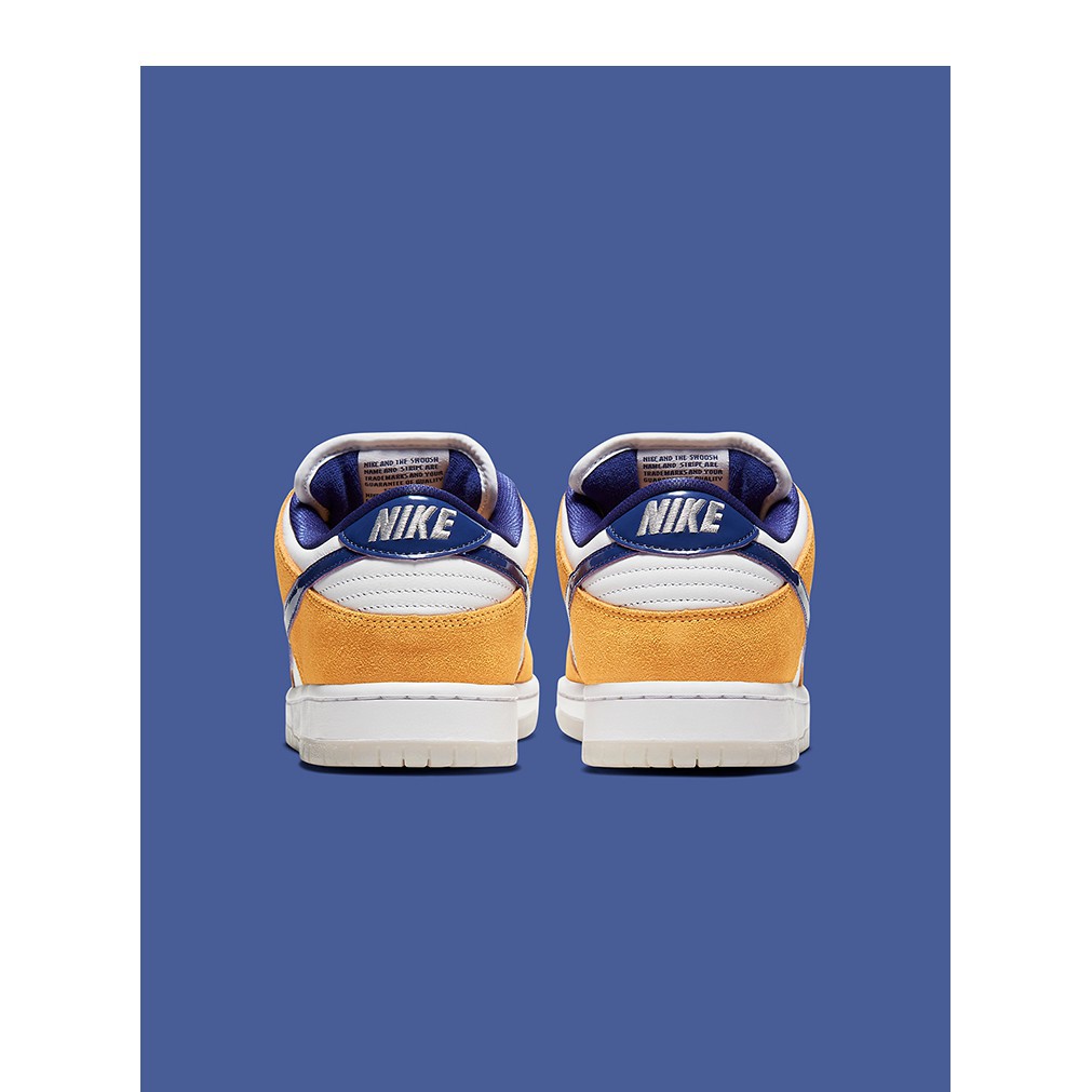 Giày Nike SB Dunk Low Laker Orange dành cho phụ nữ và nam giới có hộp và túi giấy