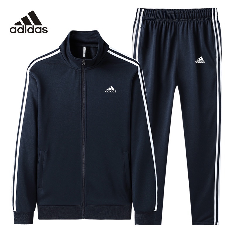 Adidas Set Áo Hoodies + Quần Dài Thể Thao Năng Động Cho Nam