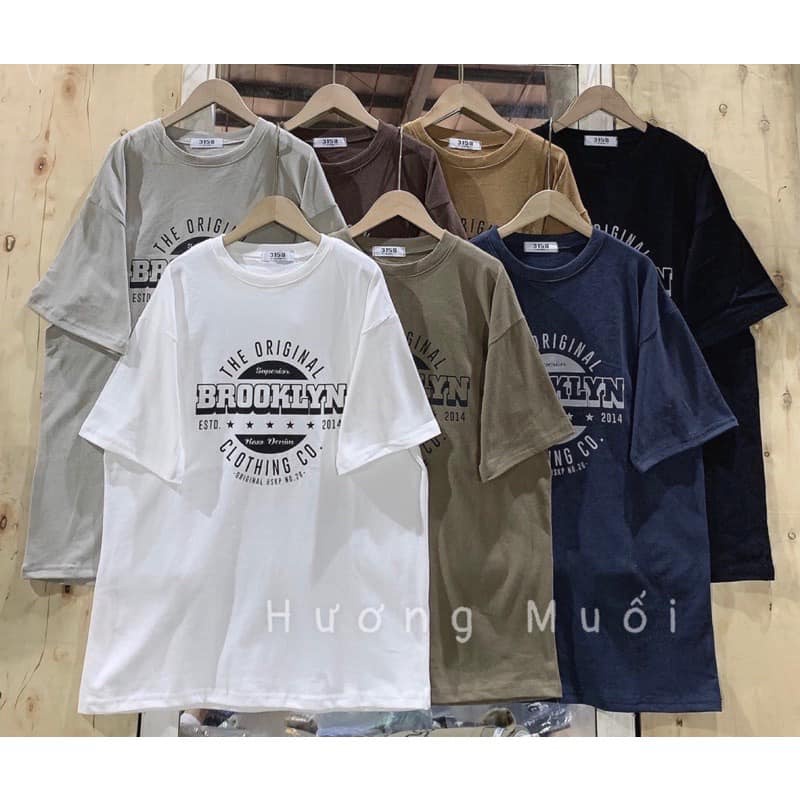 Áo Thun BROOKLYN 3158 Chất Cotton Tuyết Nhung Samsam4896