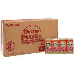 Thùng 48 Hộp x 180ml Sữa Bột Pha Sẵn Grow PLUS+ Đỏ 180ml Suy Dinh Dưỡng - Hàng Chính Hãng