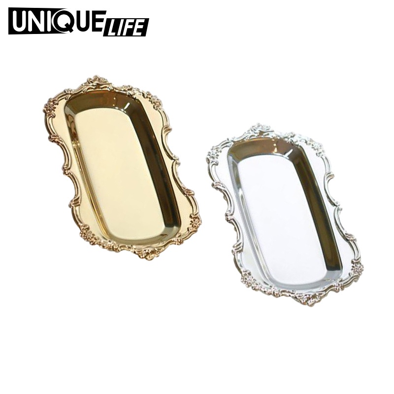 Khay Kim Loại Đựng Đồ Đa Năng Tiện Dụng Cho Khách Sạn Yoyoyo01