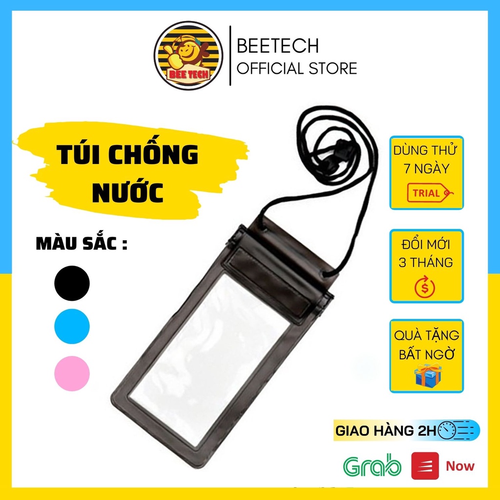 Túi chống nước cho điện thoại, túi bảo vệ có khóa chống nước và dây đeo - Beetech