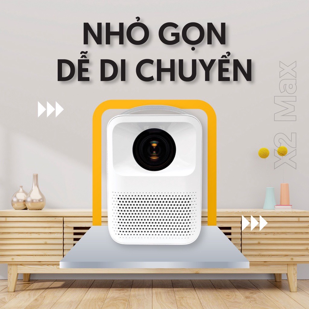 Máy Chiếu Mini Beecube X2 Max Full HD 1080P Android Bảo Hành 12 Tháng Chính Hãng