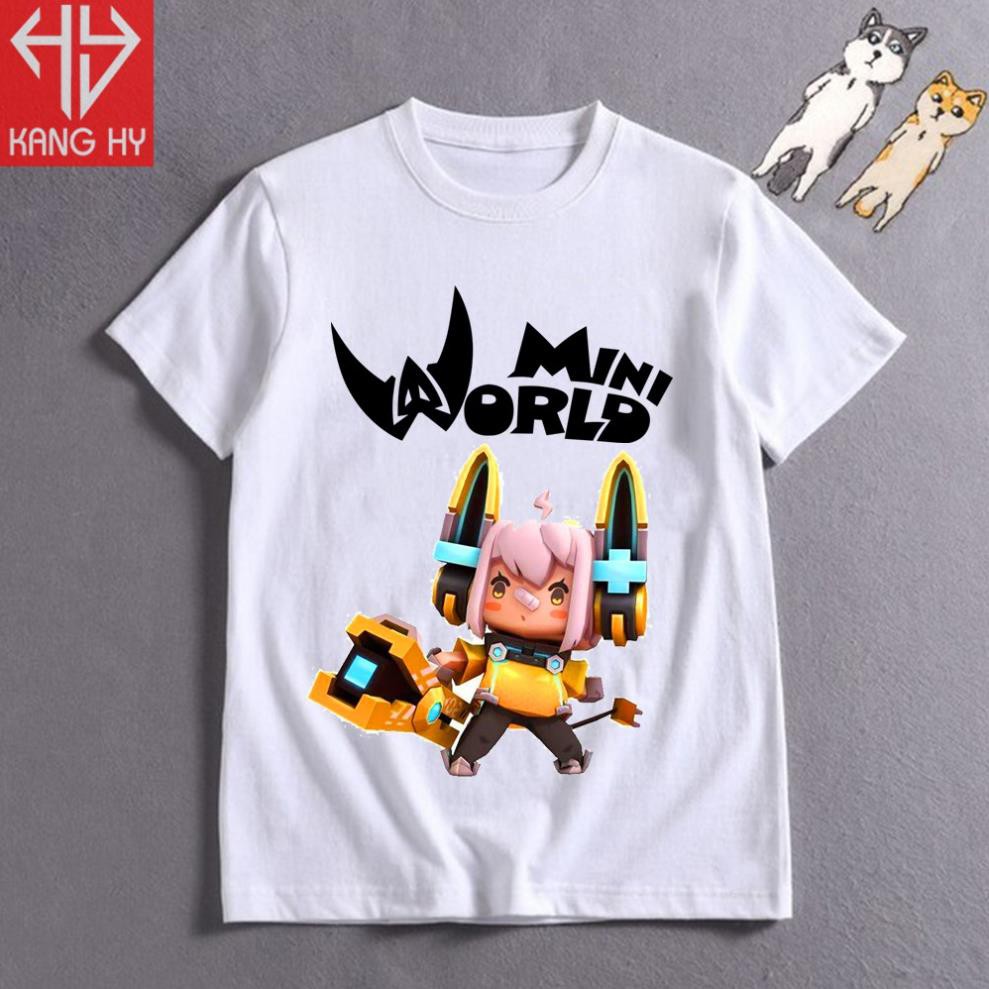 áo thun mini world nhân vật mecha meow F010 - áo cực chất