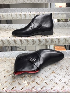[TẶNG LÓT TĂNG CHIỀU CAO]CHUKKA BOOT - CÓ KHUY tăng chiều cao DA BÒ 100%