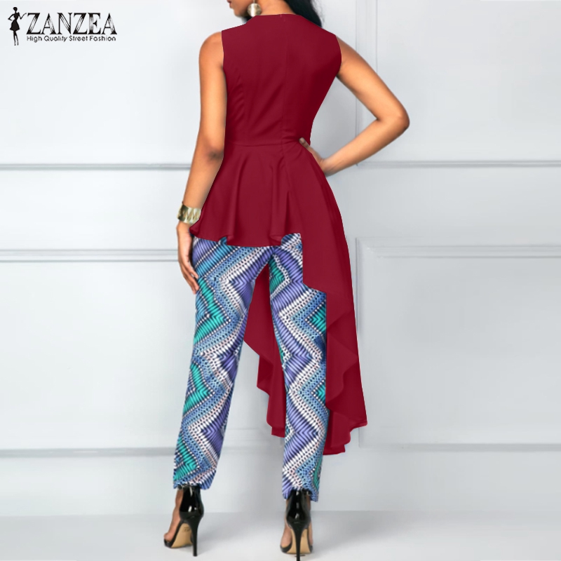 Áo Nữ ZANZEA Không Tay Vạt Xéo Thời Trang Thoải Mái | BigBuy360 - bigbuy360.vn