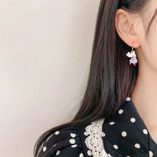 Bông tai khuyên tai 2 bé thiên thần dễ thương