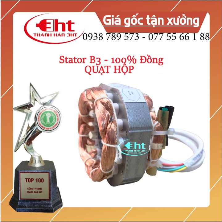 Stator quạt hộp 100% đồng