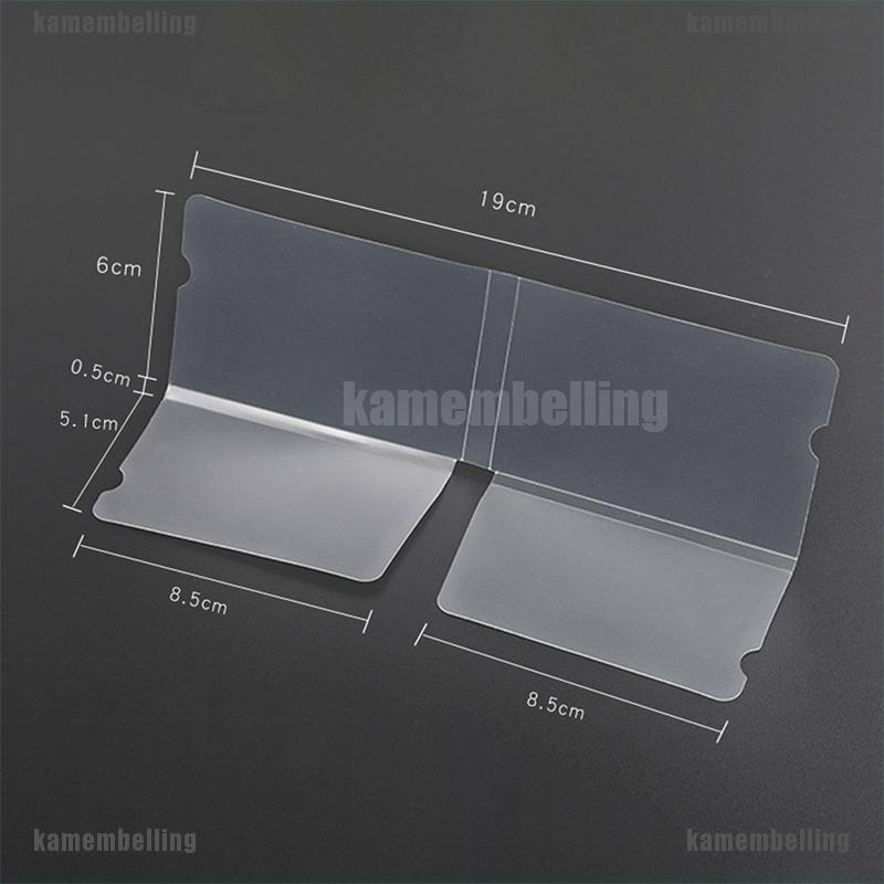 Set 12 Giá Đỡ Khẩu Trang Tạm Thời Bằng Nhựa Có Thể Gấp Gọn Tiện Lợi