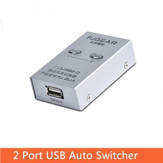 Bộ chia máy in Auto Switch 2 cổng usb FJGEAR FJ-2UA 2 máy tính chung 1 máy in