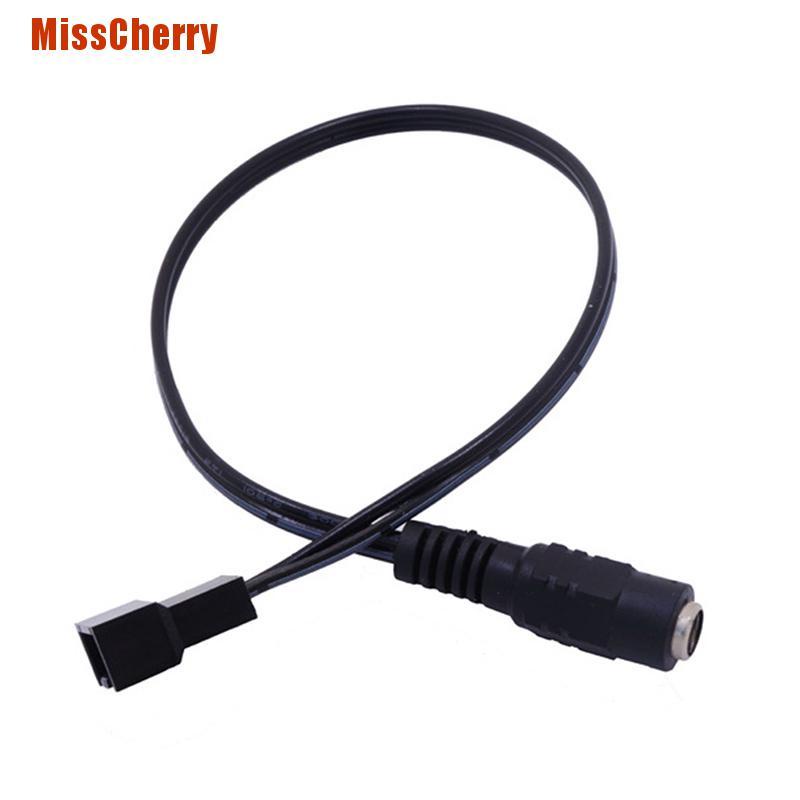 Cáp chuyển đổi quạt tản nhiệt DC 5521 sang 4pin PWM 12V dành cho máy tính