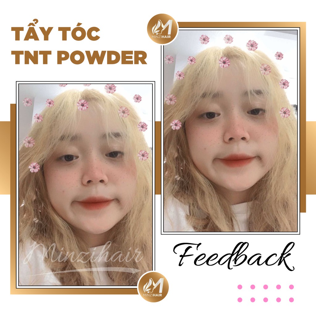 Bột Tẩy Tóc TNT BLONDER POWDER - Siêu Phẩm Tẩy Tóc Top #1