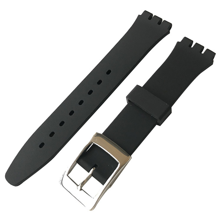 Dây đeo đồng hồ thay thế dây đeo đồng hồ cho dây đeo Swatch 17mm 19mm Dây đeo silicon chất lượng cao