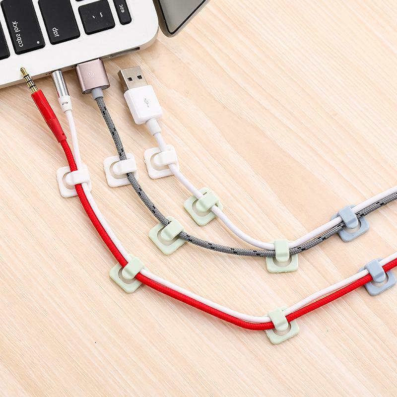 Set 18 Giá Đỡ Cố Định Dây Cáp Gắn Tường Tiện Lợi