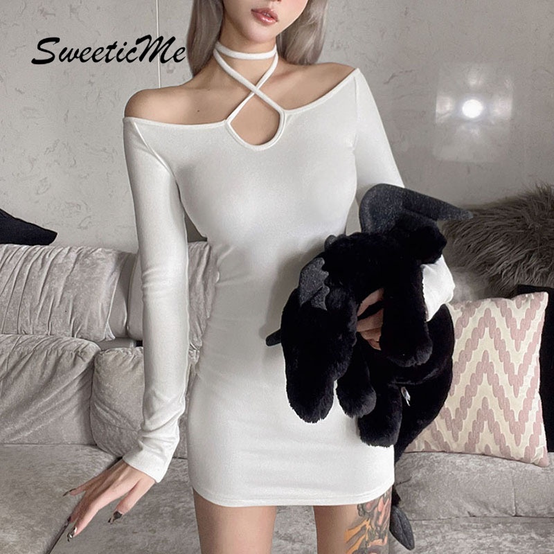 Đầm dáng ôm màu sắc tinh khiết gợi cảm quyến rũ dành cho nữ