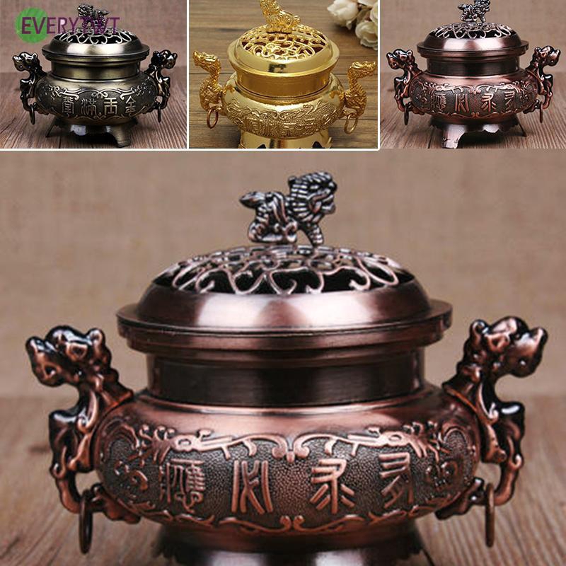 Lư đốt trầm hương trang trí hình rồng sang trọng trang trí không gian