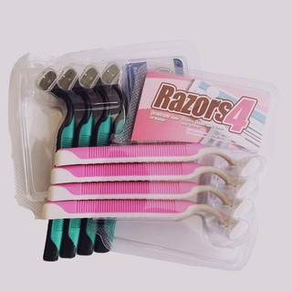 ❤️ COMBO 4 DAO CẠO RÂU 3 LƯỠI RAZORS