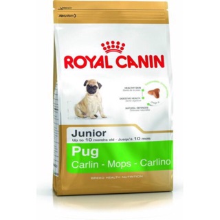 Thưc ăn cho pug junior của Royal canin gói 500g và 1,5kg