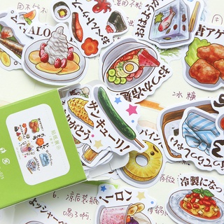 Hộp 40 sticker Gấu nhỏ trang trí sổ tay bullet journal M563