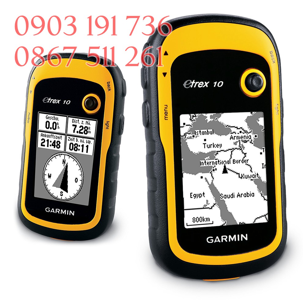 Máy đo diện tích đất cầm tay Etrex 10 ,Thiết vị định vị GPS chính hãng giá rẻ Giá cực Chất