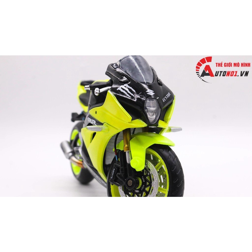 MÔ HÌNH XE ĐỘ SUZUKI GSX-R1000 BLACK GREEN 1:12 AUTONO1 D191