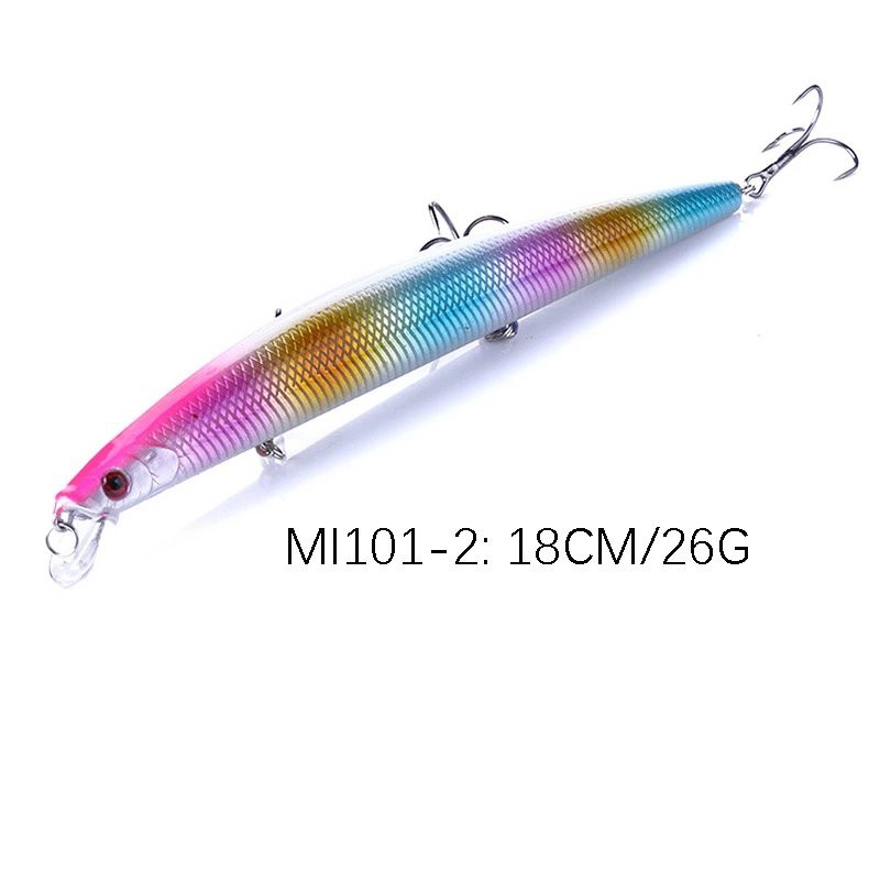 xả hàng Mồi Câu lure, cá chẽm , có mú, cá ngão , cá biển dài 18cm nặng 26gr