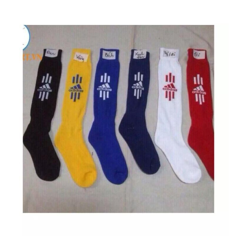 Vớ đá banh (tất đá bóng) dài cho trẻ em dưới 40kg và người lớn - 7 màu cho bạn