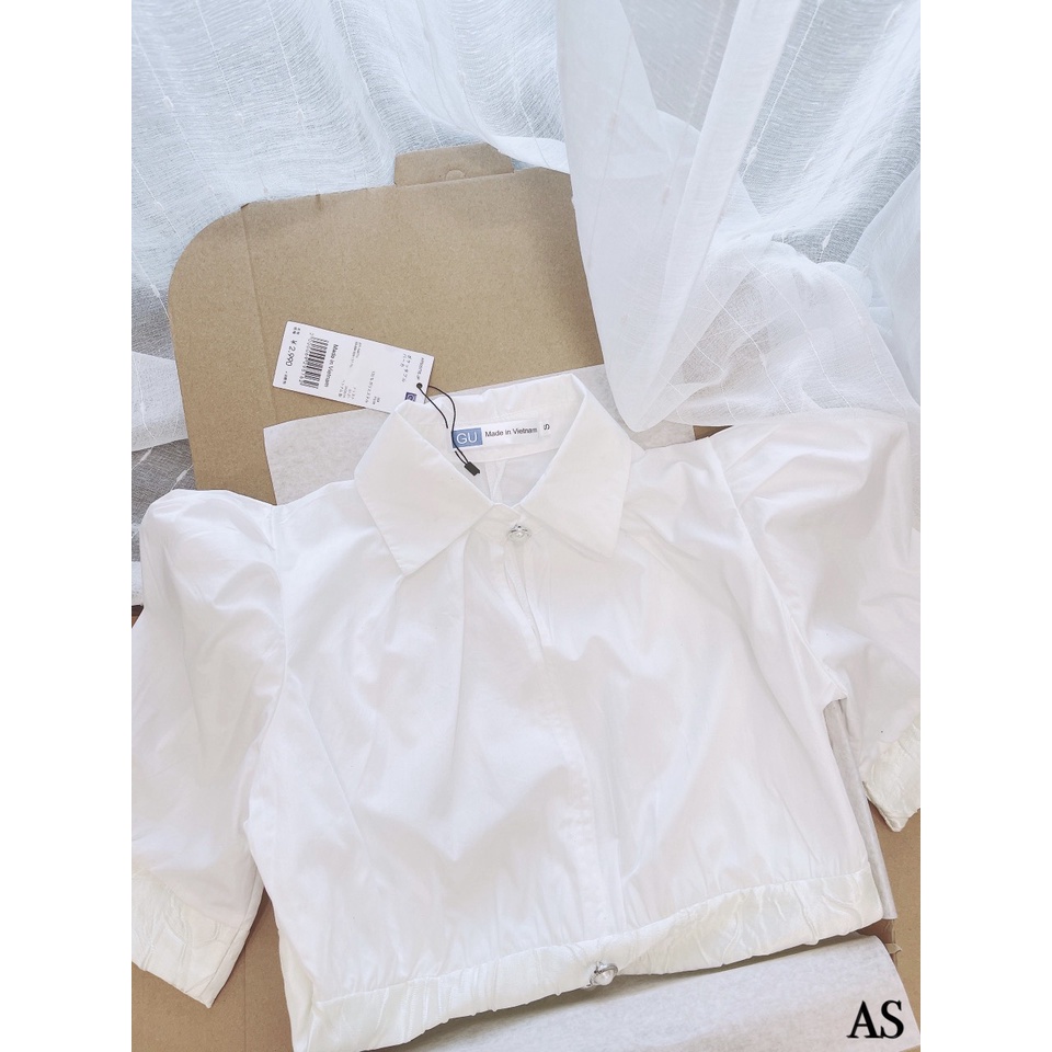 Áo Sơ Mi Công Sở Nữ Ngắn Tay Đai Eo Chất Lụa Thô Thoáng Mát, Sơ Mi Kiểu Hàn Quốc Đi Làm OHO CLOTHING
