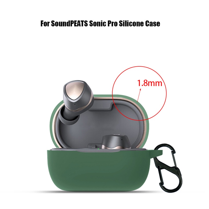 Vỏ bảo vệ hộp sạc tai nghe Sonic Pro chống sốc/ trượt/ thấm nước chất lượng cao