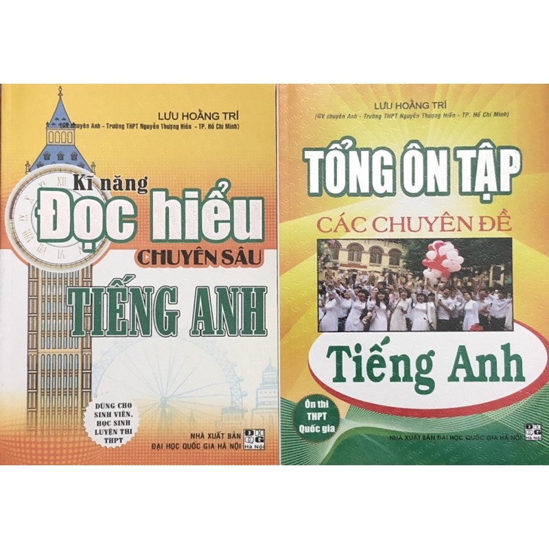 Sách - (Combo 2 cuốn) Tổng Ôn Tập Các Chuyên Đề Tiếng Anh - Kĩ Năng Đọc Hiểu Chuyên Sâu Tiếng Anh