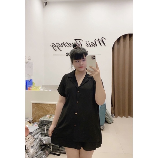 Áo Sơ Mi Cổ Vest Maii Thươngg Bigsize | BigBuy360 - bigbuy360.vn
