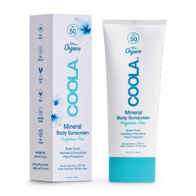 Kem chống nắng COOLA Mineral Body Organic Sunscreen Lotion SPF 50 – Fragrance-Free– Không Paraben (100 ml) - MImi Shop