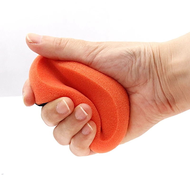 1 Bộ Mút Đánh Bóng Xe Hơi Có Tay Cầm / Xốp Có Thể Tháo Rời / Chi Tiết Tự Động