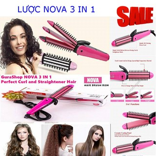 Máy làm tóc Nova uốn, duỗi, bấm dập xù