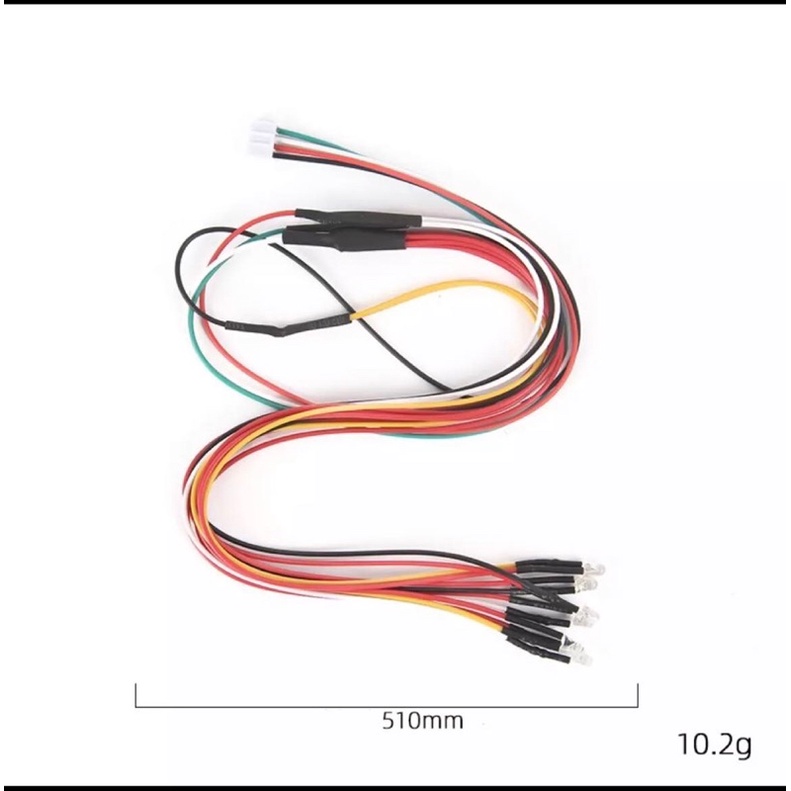 Bộ 6 chiếc đèn LED 3MM cho xe WPL D12,D42 1/10 Điều khiển từ xa
