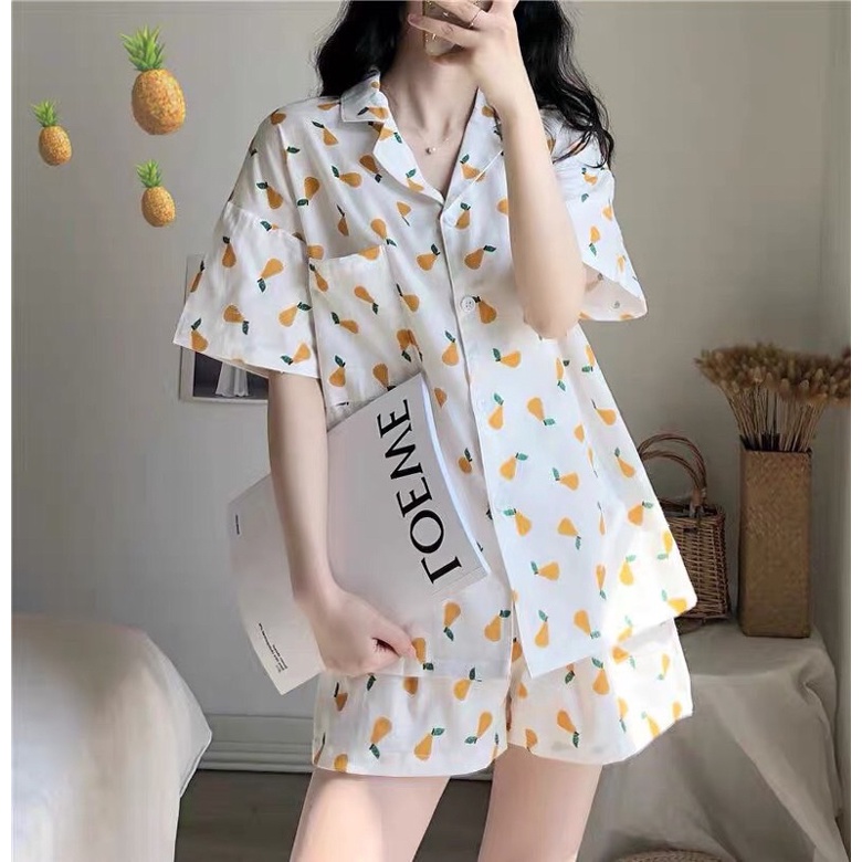 [GIÁ HUỶ DIỆT] Bộ Pijama Mặc Nhà - Bộ Pizama Ulzzang Trẻ Trung- Bộ Pizama Bò Sưa (có video ảnh thật)