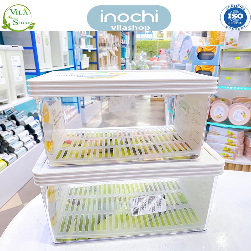 Bộ 3 Hộp Tritan Chữ Nhật, Hộp Bảo Quản Thực Phẩm Nhựa Tritan Cao Cấp Inochi Không Chứa BPA, BPS An Toàn Tuyệt Đối