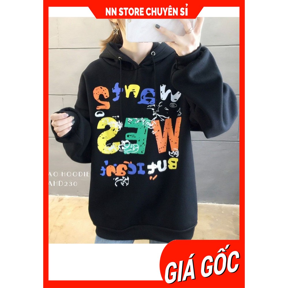 ÁO HOODIE IN HÌNH SIÊU CHẤT AHD230 ⚡ ẢNH THẬT⚡ ÁO NỈ CHUI ĐẦU ⚡ ÁO HOODIE UNISEX