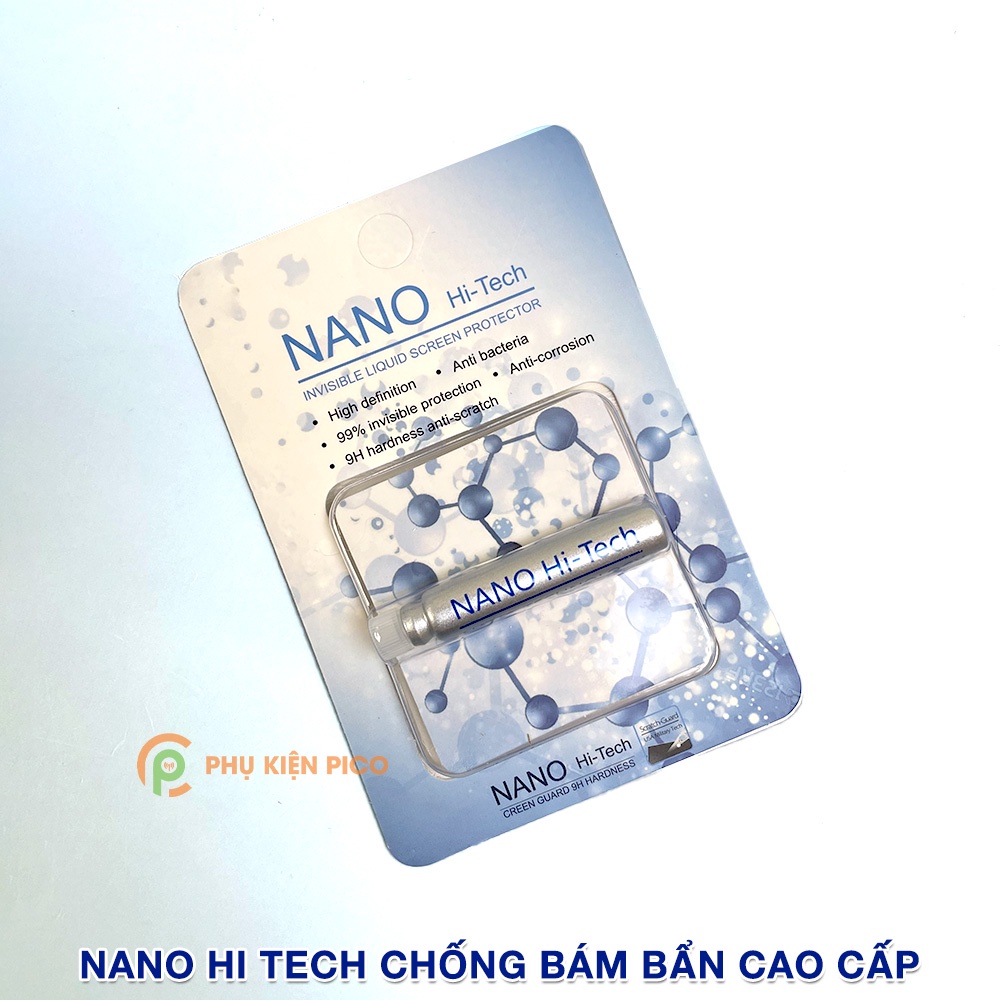Chai phủ Nano phủ màn hình điện thoại chống bám mồ hôi và vân tay